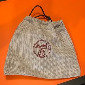 Authentic small original Hermes  dust bag cover, rare size, brand new, a must!